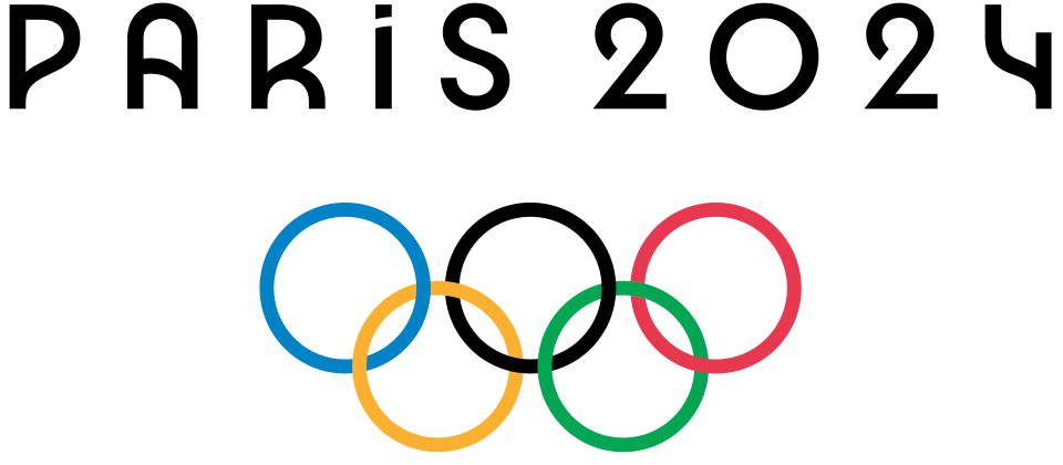 2024 Summer Olympics text logo [graf. wikipedia/domena publiczna]