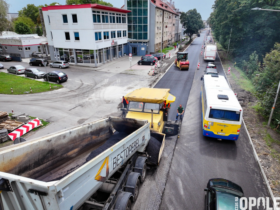 Remont ul. Wrocławskiej fot. MZD w Opolu