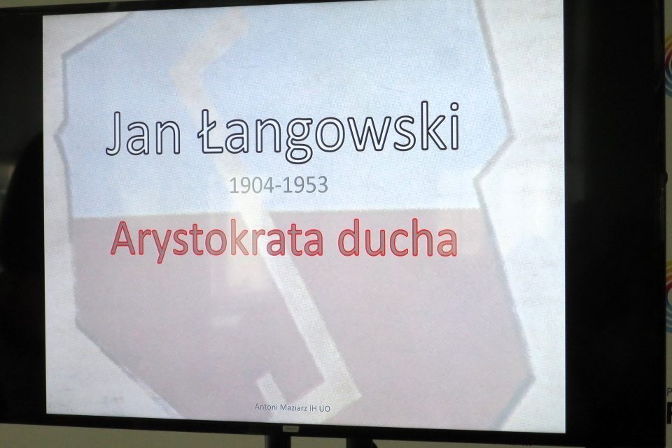 Spotkanie "Jan Łangowski. Arystokrata ducha" [fot. Mariusz Majeran