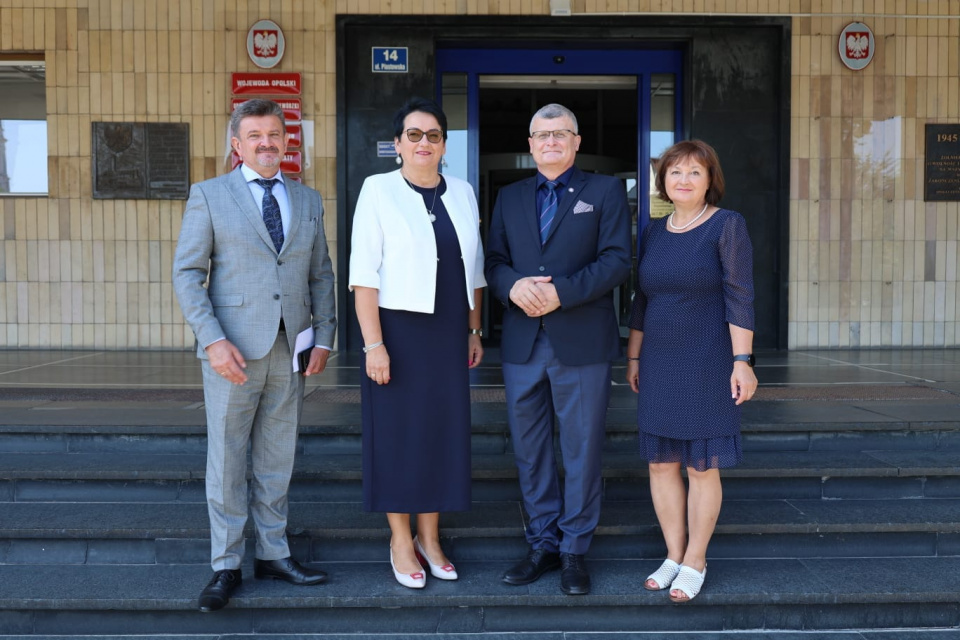 Głowny Inspektor Sanitarny Paweł Grzesiowski odwiedził Opole [fot. OUW]]