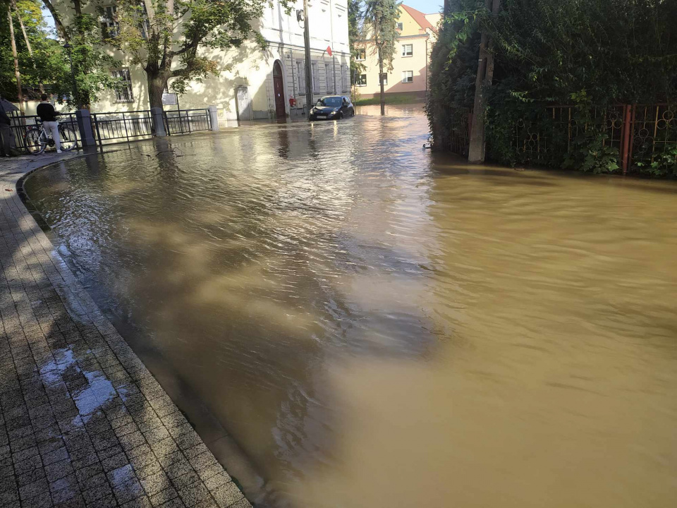 Zalany Lewin Brzeski, 17.09.2024 r. [fot. Witold Wośtak]