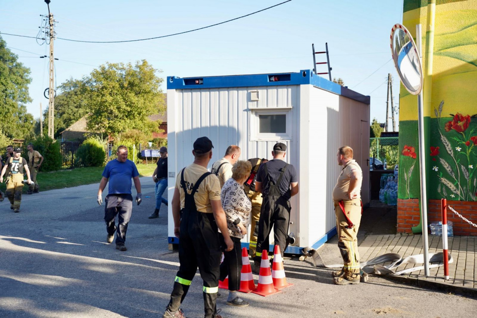 Kontener sanitarny [Fot. Radio Opole]