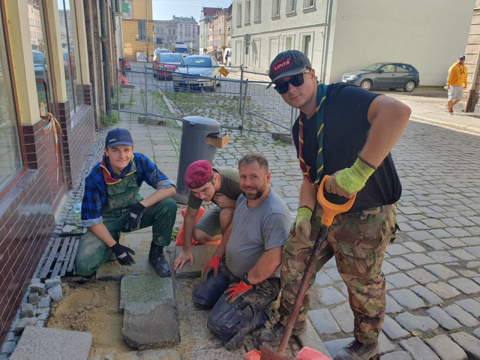 Harcerze pomagają powodzianom z gminy Paczków [fot. ZHP]