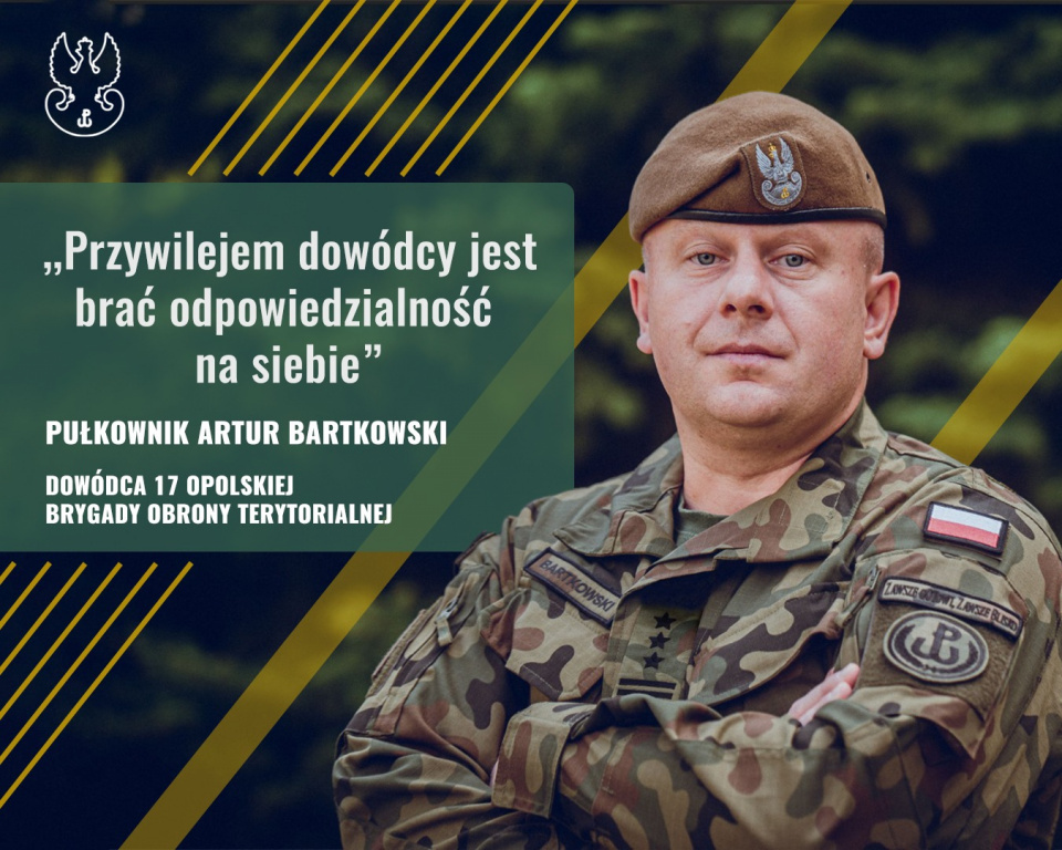 Pułkownik Artur Bartkowski [fot. mat. Wojska Obrony Terytorialnej]