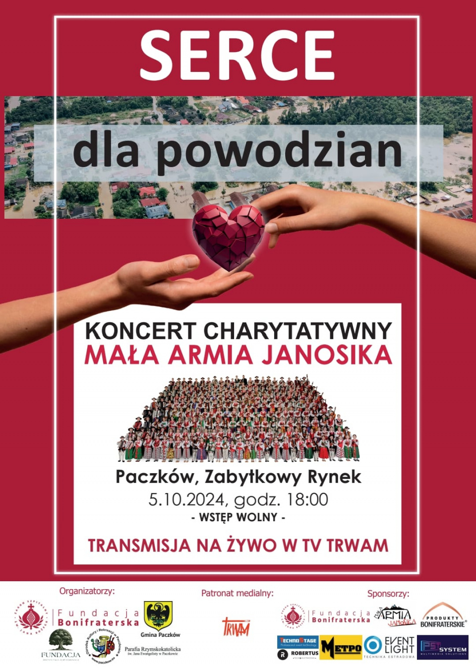 Koncert charytatywny w Paczkowie [fot. facebook/Artur Rolka]