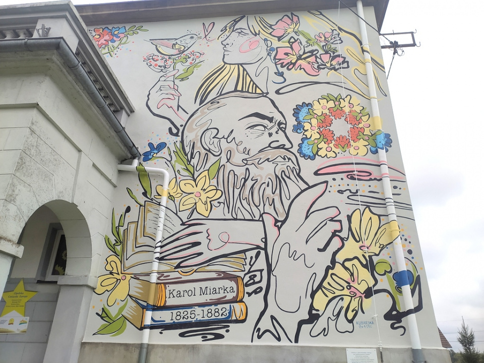 Mural w Bzinicy Starej [fot. Witold Wośtak]