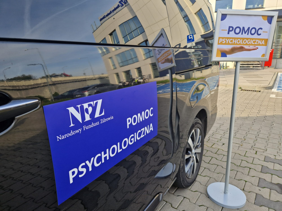 Mobilne punkty psychologiczne [fot. NFZ w Opolu]