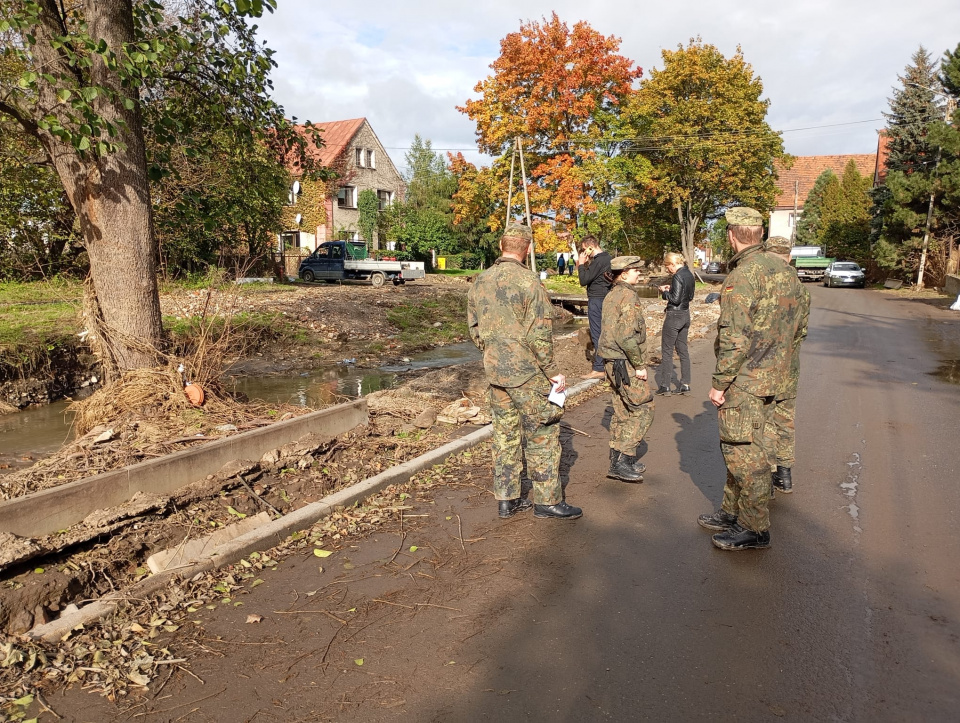 Żołnierze Bundeswehry w Bodzanowie [fot. Adam Wołek]