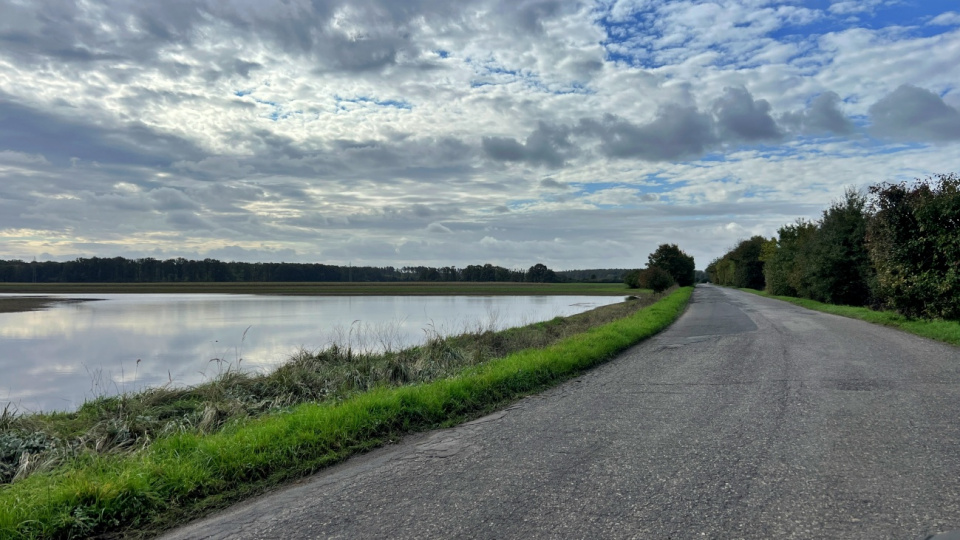 Głębocko sprząta po powodzi [fot. Daniel Klimczak]