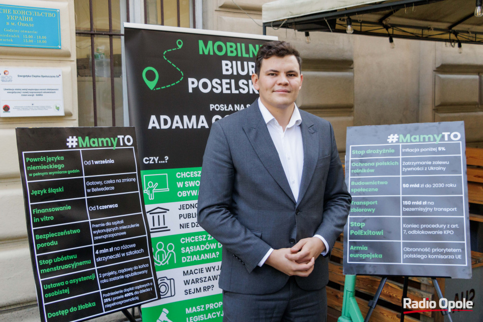 Poseł na Sejm RP Adam Gomoła [fot. Sławomir Mielnik]