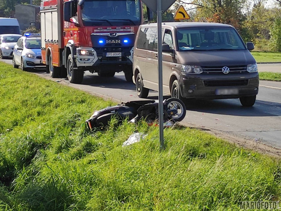 Wypadek w Prószkowie fot. Mario