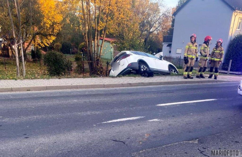 Zderzenie w Prószkowie [fot. Mario]