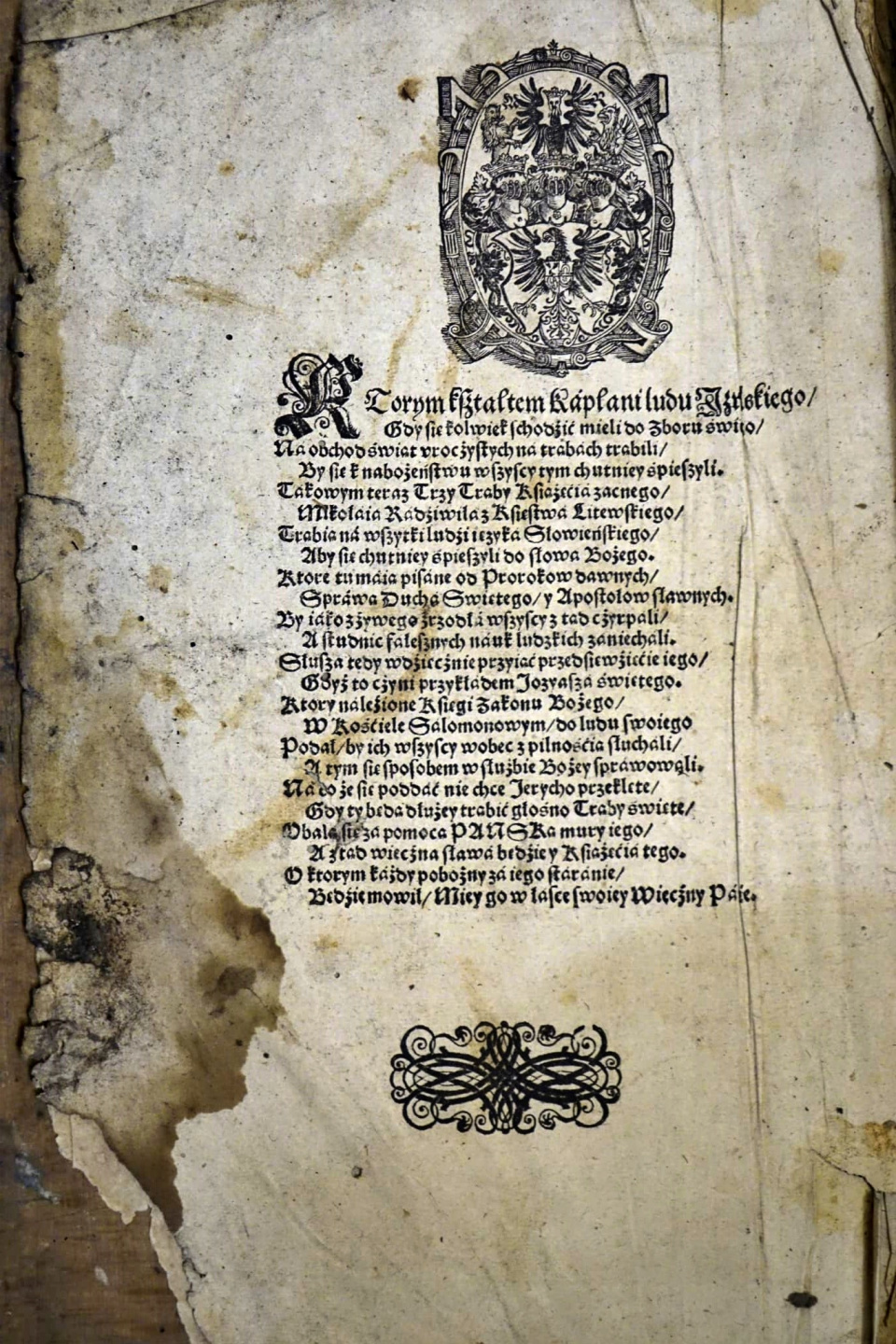 Biblia Brzeska znaleziona na Opolszczyźnie [fot. archiwum rodzinne]