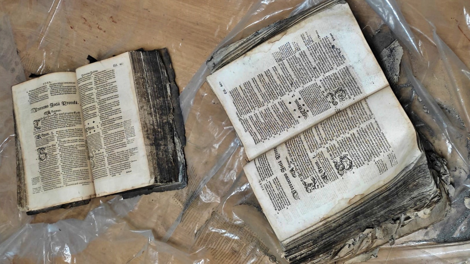 Biblia Brzeska znaleziona na Opolszczyźnie [fot. archiwum rodzinne]