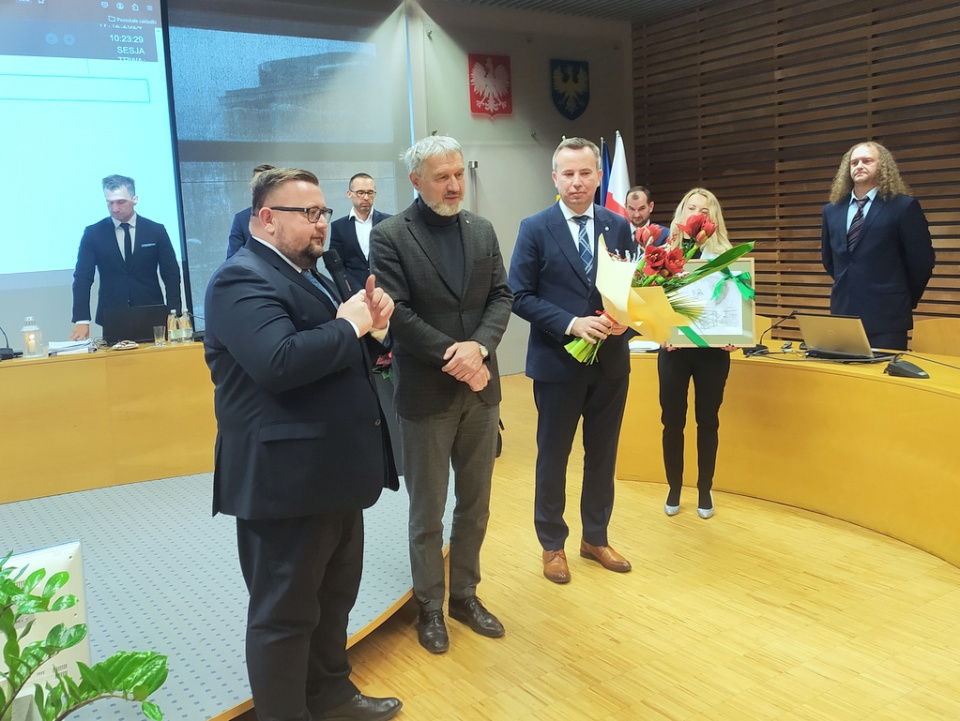 Podziękowania dla Jarosława Gałęzy [fot. Witold Wośtak]