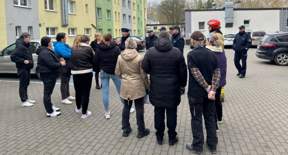 Ćwiczenia w Ośrodku Wychowania i Szkolenia w Namysłowie [fot. archiwum namysłowskiej policji]