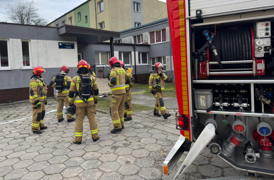 Ćwiczenia w Ośrodku Wychowania i Szkolenia w Namysłowie [fot. archiwum namysłowskiej policji]