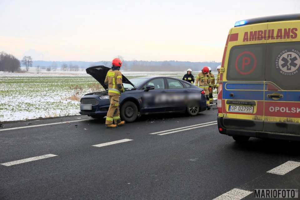 Wypadek na obwodnicy Opola fot. Mario