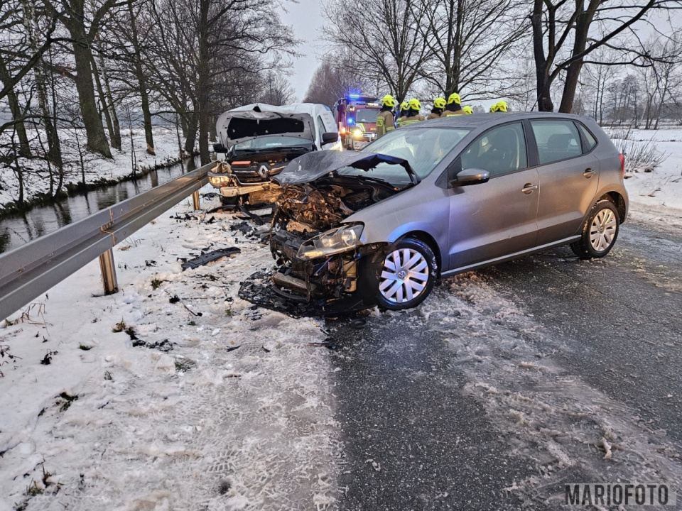 Wypadek koło Murowa fot. Mario