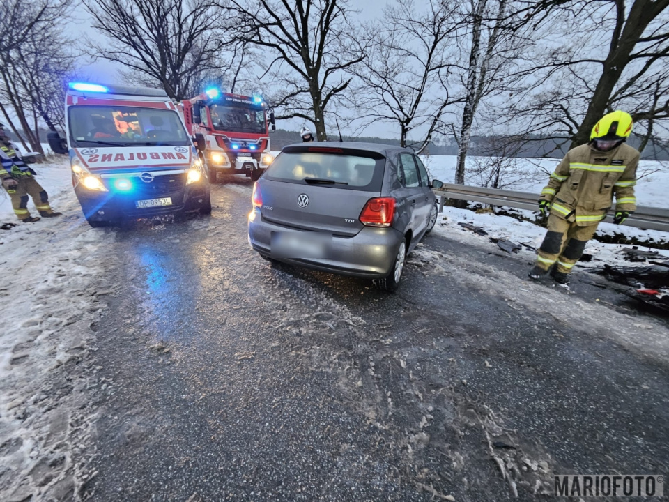 Wypadek koło Murowa fot. Mario