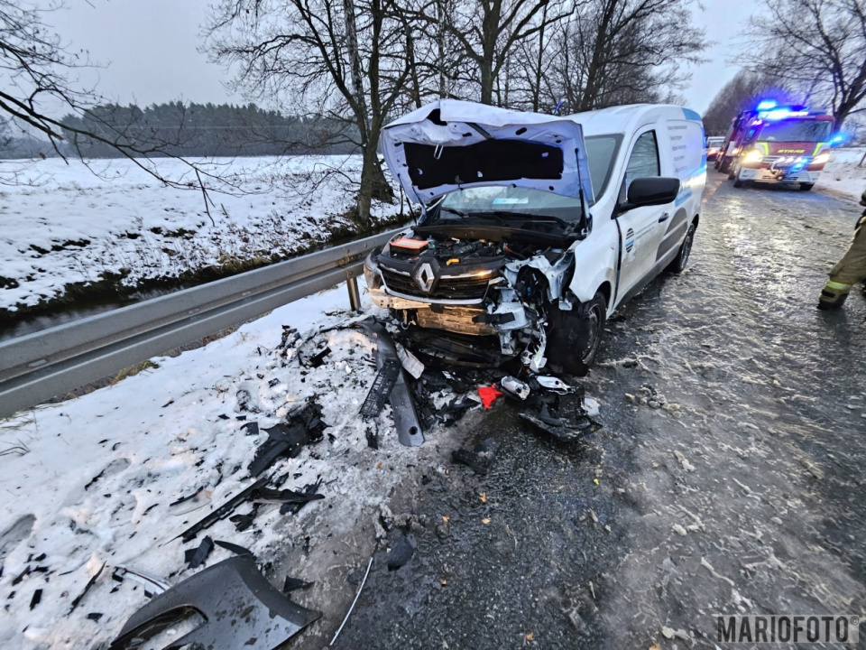 Wypadek koło Murowa fot. Mario