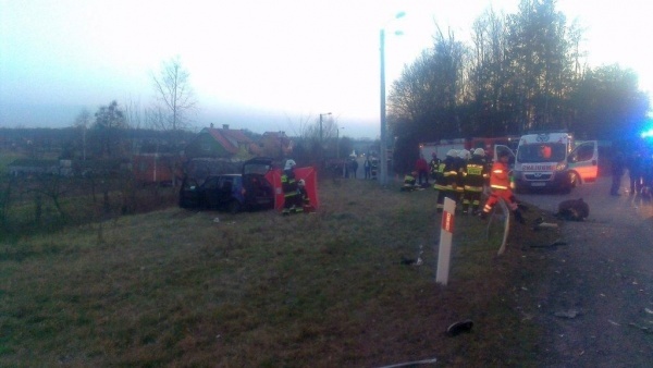 Wypadek w Malerzowicach 10.03