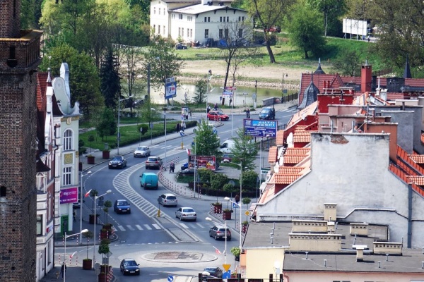 Panorama N ysy - wjazd na most Kościuszki