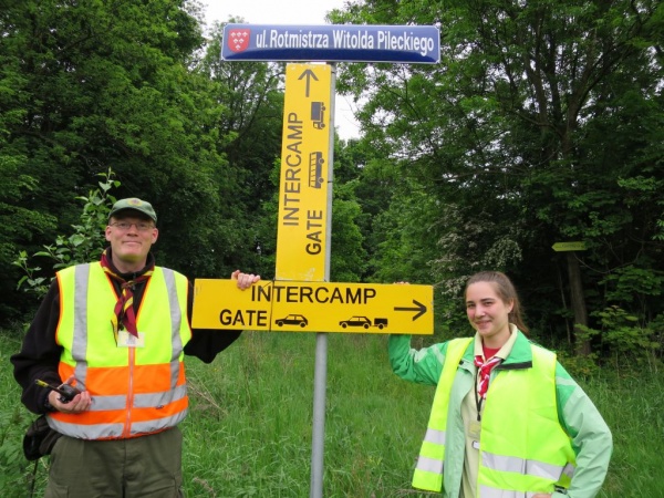 Niemiecko - polski patrol harcerski na InterCamp 