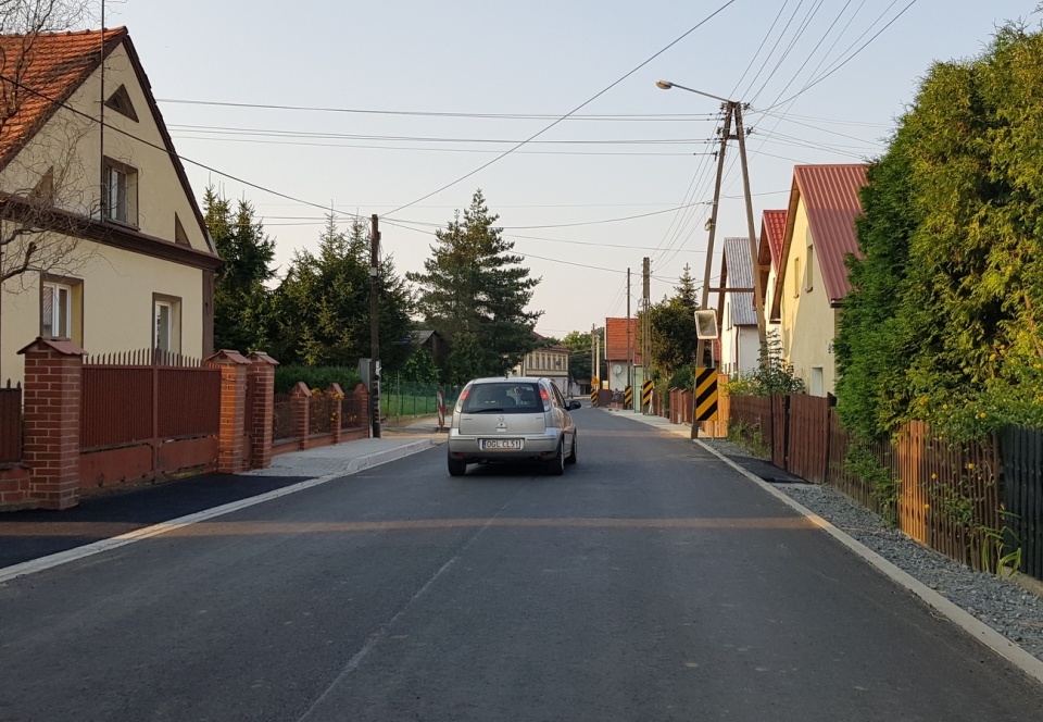 Wyremontowana droga Głubczyce - Bogdanowice[fot. A. Pospiszyl]