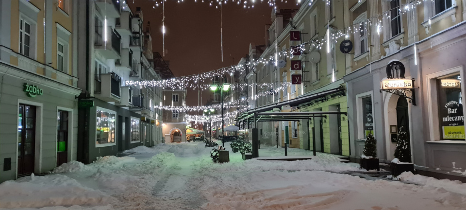 Zima w Opolu. Opole nocą [fot. Sławomir Kieler]