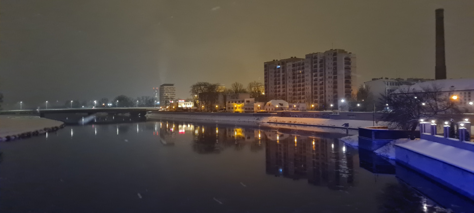 Zima w Opolu. Opole nocą [fot.Sławomir Kieler]