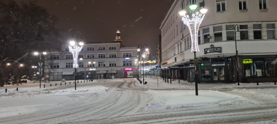 Zima w Opolu. Opole nocą [fot. Sławomir Kieler]