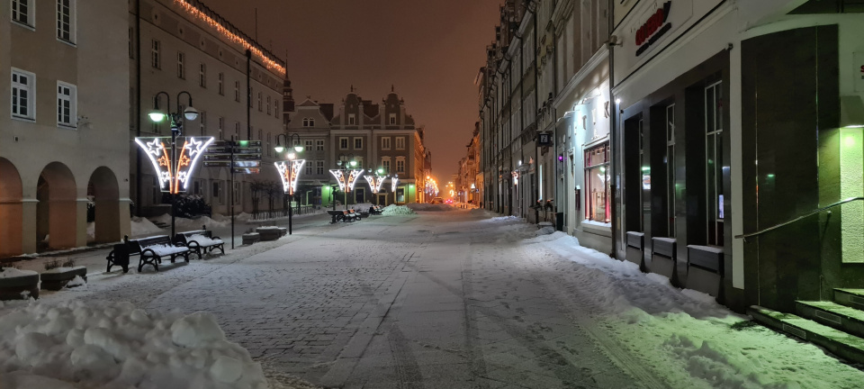 Zima w Opolu. Opole nocą [fot.Sławomir Kieler]