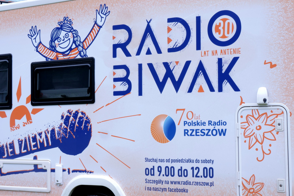 Radio Biwak - Radio Opole wraz z kolegami z Radia Rzeszów w 2021 roku odwiedzili Zamek w Mosznej [fot. Marcin Boczek]