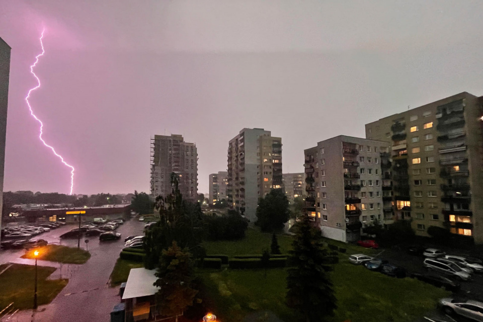 Burza w Opolu [fot. Błażej Choroś]