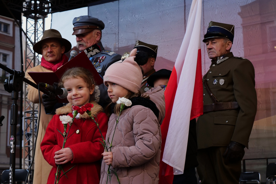 uroczystości 103. rocznicy odzyskania niepodległości przez Polskę w Opolu [fot. Maciej Marciński]