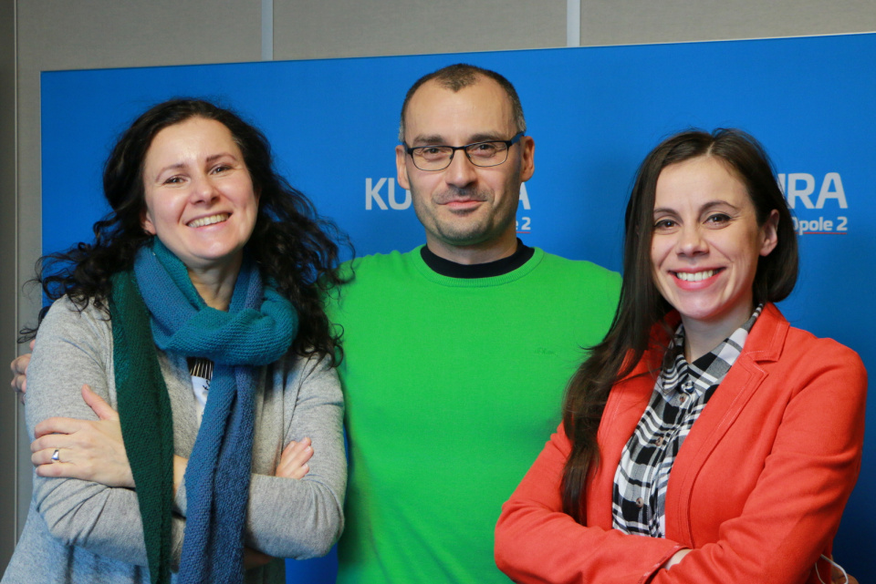 Od lewej: Agnieszka Wawer-Krajewska, Dariusz Romanowski, Żaneta Plotnik [fot. Justyna Krzyżanowska]