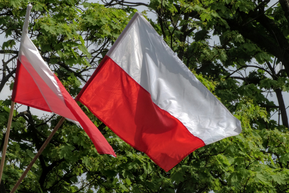 Flaga Polski [fot. Maciej Marciński]