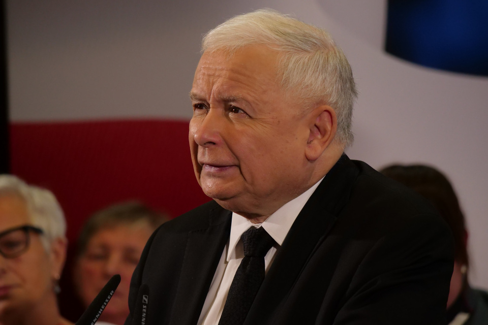 Prezes PiS Jarosław Kaczyński spotkał się z mieszkańcami Opola [fot. Maciej Marciński]