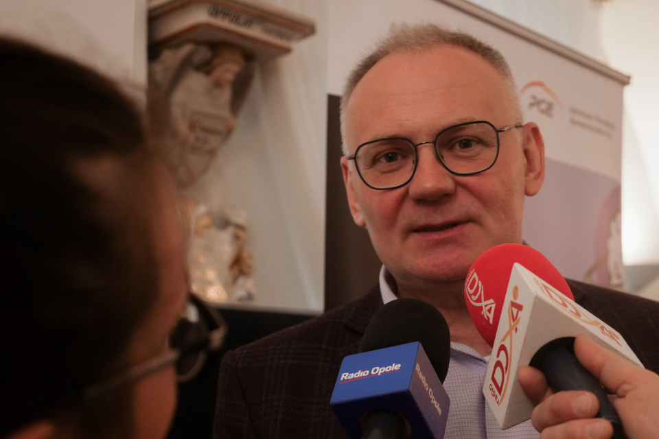 Konferencja prasowa w sprawie festiwalu nauki - Mirosław Pietrucha [fot. Jędrzej Łuczak]