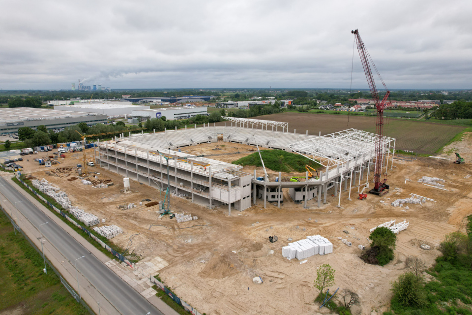 Budowa nowego stadionu w Opolu [fot. Jarosław Madzia]