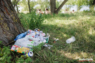 Kamionka Bolko: śmieci, plaża, wakacje [fot. Sławomir Mielnik]