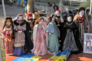 Dzień Kultury Ukraińskiej na placu Wolności w Opolu [fot. Agnieszka Pietrzyk]