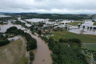 Podtopienia w Paczkowie (15.09.24.) [fot. Marcin Boczek]