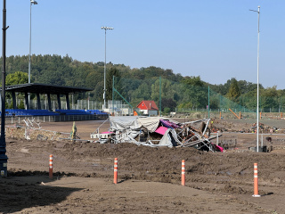 Głuchołazy po przejściu fali powodziowej, stan na 17.09.24. [fot. Daria Pakuła]