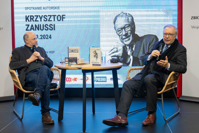 Krzysztof Zanussi w Opolu. Tłumy przybyły na spotkanie z wybitnym reżyserem [FILM, ZDJĘCIA]