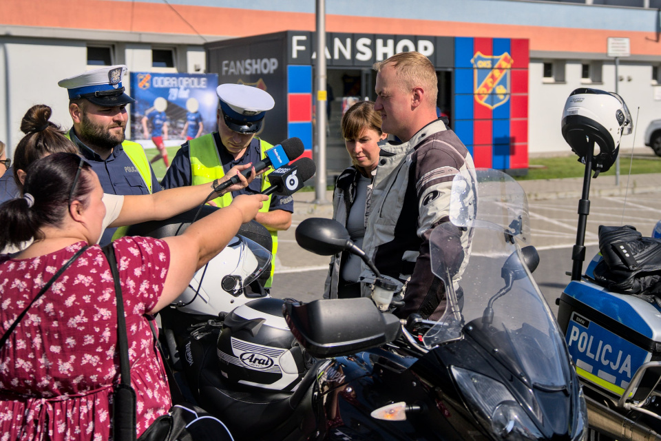 Akcja "Weekend bezpiecznego motocyklisty" [fot. Jędrzej Łuczak]