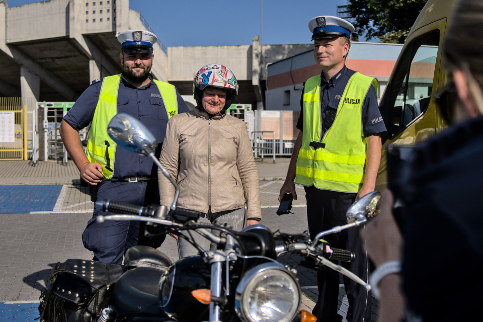 Akcja "Weekend bezpiecznego motocyklisty" [fot. Jędrzej Łuczak]