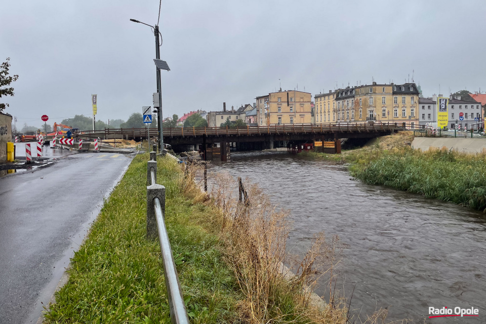 Most tymczasowy na Białej Głuchołaskiej w Głuchołazach [fot. Adam Dubiński]