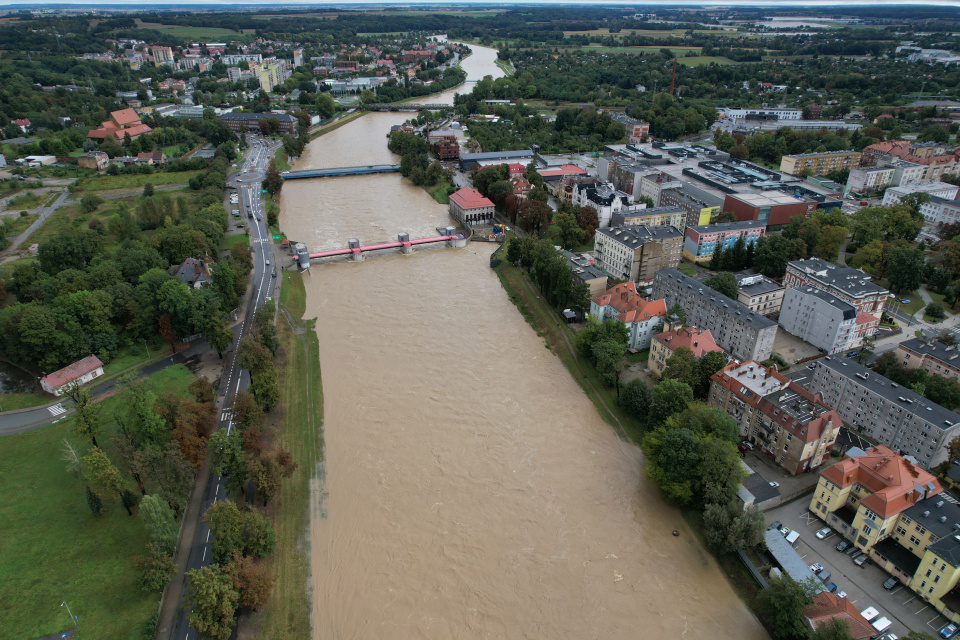 Podtopienia w Nysie, 15.09.24. [fot. Marcin Boczek]